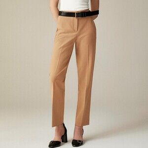 J. Crew Kate Carreman Straight-Leg Pant Trouser Four-Season Stretch 2 Corpcore